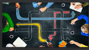 Zigzag flow Zigzag flow